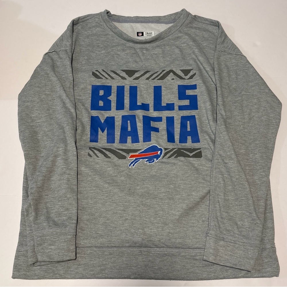 Women’s Gray Bills Mafia Pullover